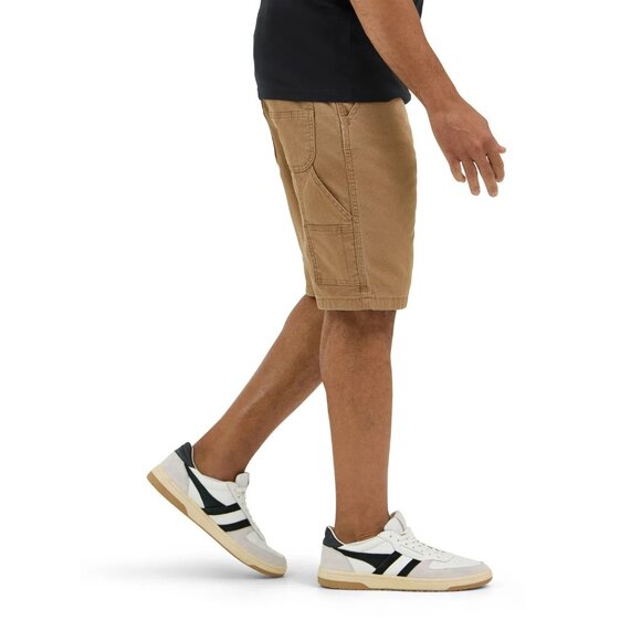 Wrangler Big Men's Relaxed Fit Carpenter Denim Short, Size 40, 11" Inseam, Brown - Picture 2 of 8